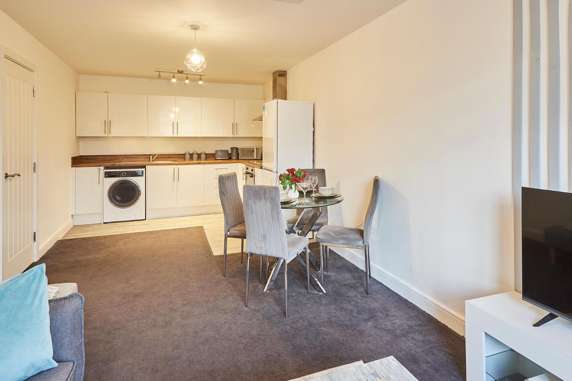 Nottingham Brand New 1Br Apt W/ Full Kitchen City Eksteriør bilde
