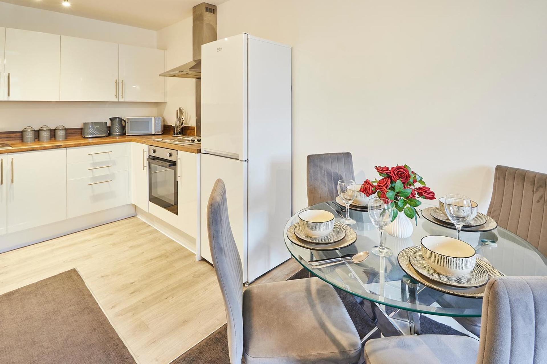 Nottingham Brand New 1Br Apt W/ Full Kitchen City Eksteriør bilde