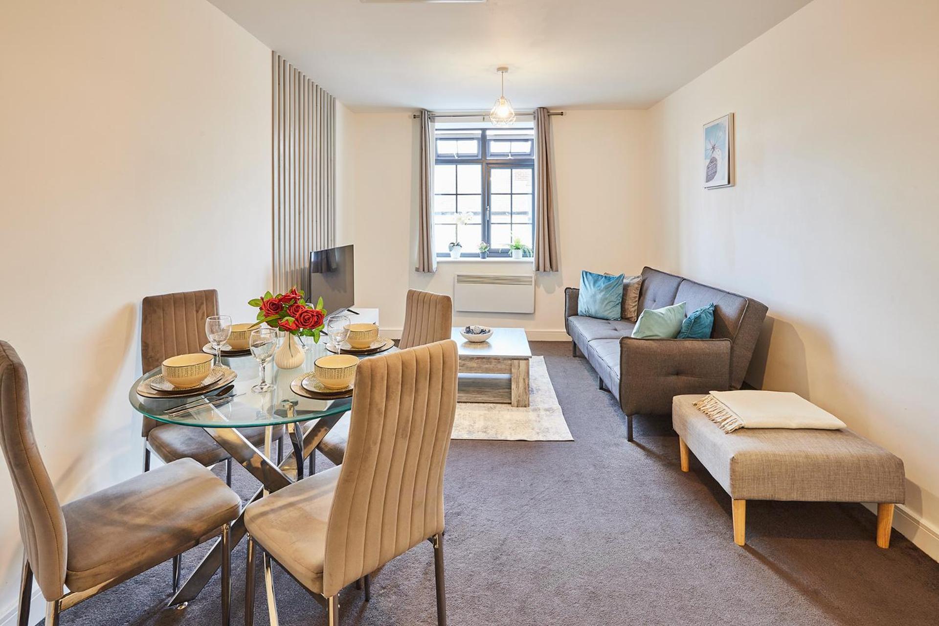 Nottingham Brand New 1Br Apt W/ Full Kitchen City Eksteriør bilde